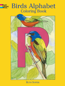 Paperback Birds Alphabet Coloring Book