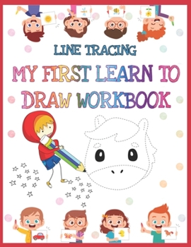 Paperback Line tracing: my first learn to draw workbook: Fun with drawing and coloring Animals! (Kids coloring activity books) Book