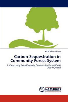 Paperback Carbon Sequestration in Community Forest System Book