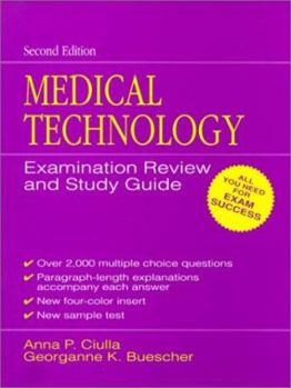 Paperback Medical Technology Examination Review and Study Guide Book