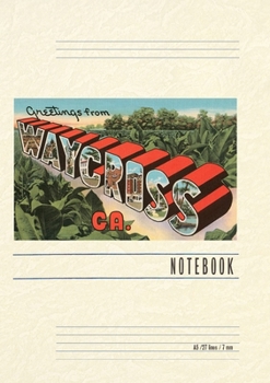 Paperback Vintage Lined Notebook Greetings from Waycross Book