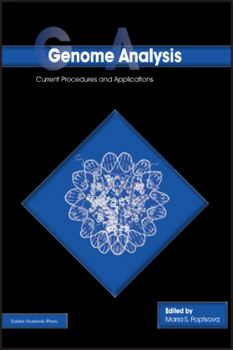 Hardcover Genome Analysis: Current Procedures and Applications Book