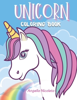 Paperback Unicorn Coloring Book: For Kids Ages 4-8 Unicorn Activity Book