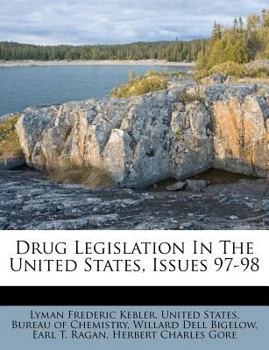 Paperback Drug Legislation in the United States, Issues 97-98 Book