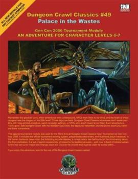 Paperback The Palace in the Wastes: An Adventure for Character Levels 6-7 Book