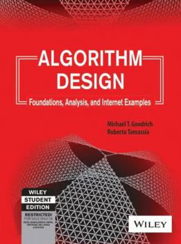Paperback Algorithm Design: Foundations, Analysis and Internet Examples Book