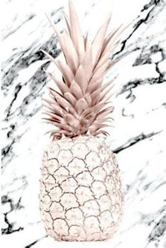 Paperback Dot Grid Journal: Rose Gold Pineapple - A Journal, Planner and Notebook (6 X 9) Book