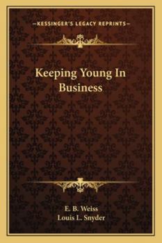 Paperback Keeping Young In Business Book