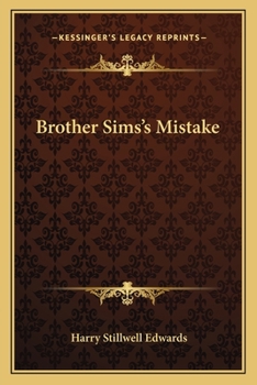 Paperback Brother Sims's Mistake Book