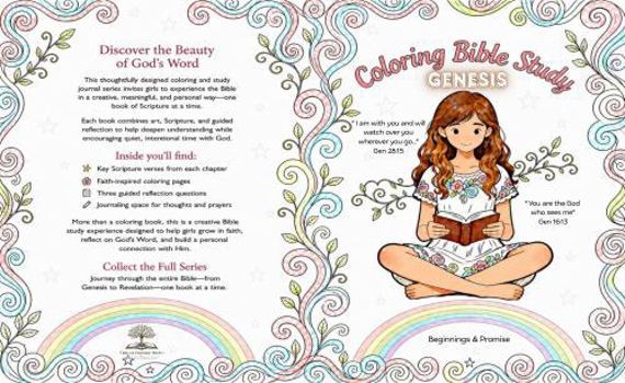 Coloring Bible Study "Genesis": Color Your Way Through Scripture While Studying God's Word (Color and Study Your Way Thru The Old and New Testament)