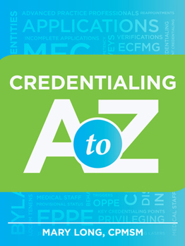 Paperback Credentialing A to Z Book