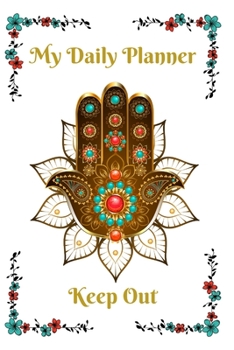 Paperback Hamsa Jewel Design Planner Book