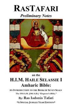 Paperback Rastafari Notes & H.I.M. Haile Selassie Amharic Bible Book