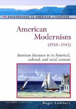 Hardcover American Modernism: (1910-1945) Book