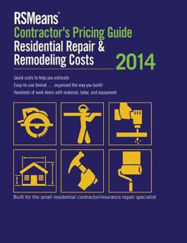 Paperback RSMeans Contractor's Pricing Guide: Residential Repair & Remodeling Book