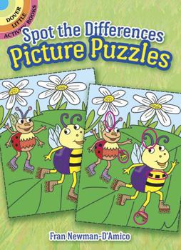 Paperback Spot the Differences Picture Puzzles Book