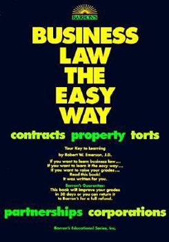 Paperback Business Law the Easy Way Book