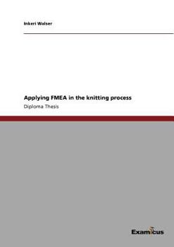 Paperback Applying FMEA in the knitting process Book