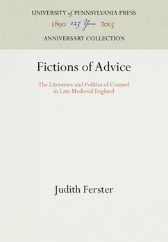 Hardcover Fictions of Advice Book