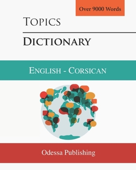 Paperback Topics Dictionary English - Corsican Book