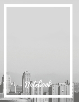 Composition Notebook: Lined Notebook Journal Paperback – Grayscale Skyline – 120 Ruled Pages – Large (8.5 x 11 inches) – Back To School – Kids – Teens ... – Diary – Planner – Composition - Songwriting