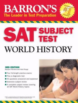 Paperback Barron's SAT Subject Test World History Book