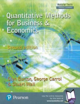 Paperback Quantitative Methods for Business and Economics Book