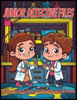 Paperback Junior Detective Files: A Forensic Science Coloring Adventure Book