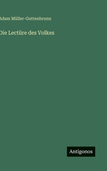 Hardcover Die Lectüre des Volkes [German] Book