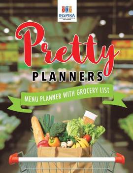 Paperback Pretty Planners Menu Planner with Grocery List Book