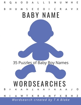 Paperback Baby Names Wordsearches: Boys Names Book