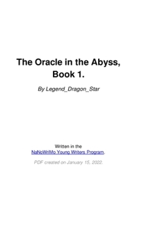 Hardcover The Oracle in the Abyss. Book