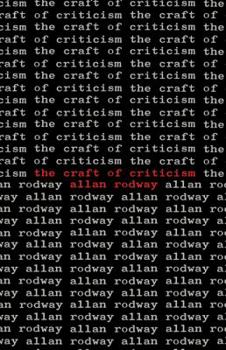 Paperback The Craft of Criticism Book