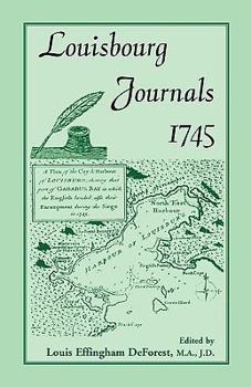 Paperback Louisbourg Journals, 1745 Book