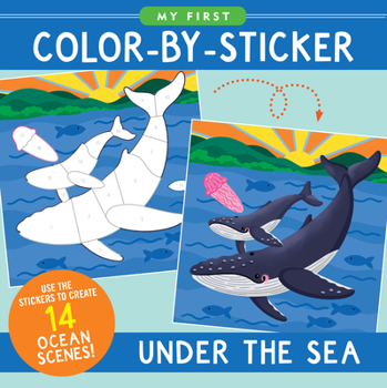 Paperback My First Color-By-Sticker Book - Under the Sea Book