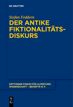 Paperback Der Antike Fiktionalitätsdiskurs [German] Book