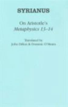 Hardcover On Aristotle's "metaphysics 13-14" Book