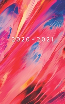 2020 - 2021: Weekly Planner Starting January 2020 - December 2021 | Monday First | 5 x 8 Dated Agenda | 24 Month Calendar | Organizer Book | Soft-Cover Abstract Design