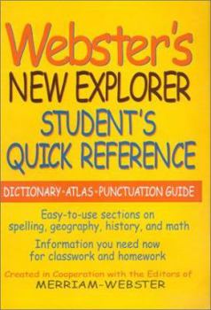 Hardcover Webster's New Explorer Student's Quick Reference Book