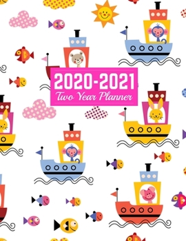 2020-2021 Two Year Planner: Neat 24-Months Calendar, 2-Year Appointment Business Planners, Agenda Schedule Organizer Logbook and Journal | Art Cover 00023190