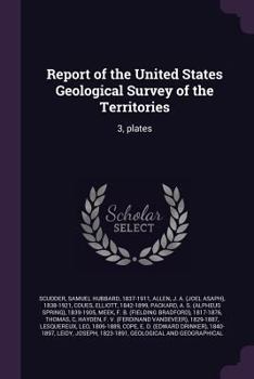 Paperback Report of the United States Geological Survey of the Territories: 3, plates Book