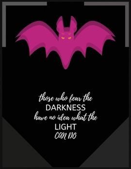 Darkness light: 8.5 x 11, 100 Page Lined Journal/Notebook (Large Paperback)