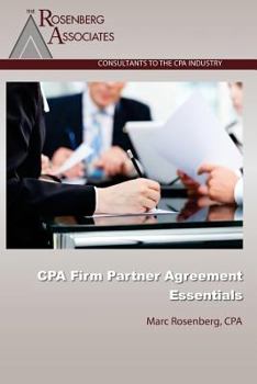 Paperback CPA Firm Partner Agreement Essentials Book