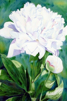 Paperback White Peony: Journal Book