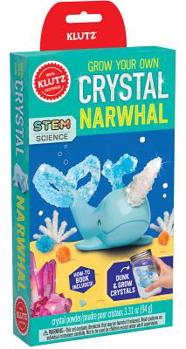 Toy Grow Your Own Crystal Narwhal Book