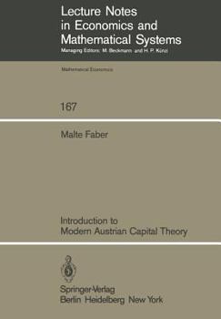 Paperback Introduction to Modern Austrian Capital Theory Book