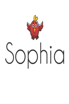 Paperback Sophia: 6x9 College Ruled Line Paper 150 Pages Book