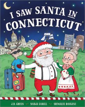 Hardcover I Saw Santa in Connecticut Book