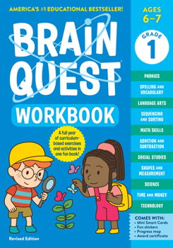 Paperback Brain Quest Workbook: 1st Grade Revised Edition Book