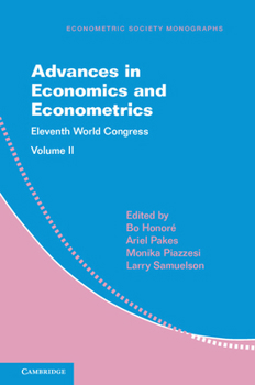 Hardcover Advances in Economics and Econometrics Book